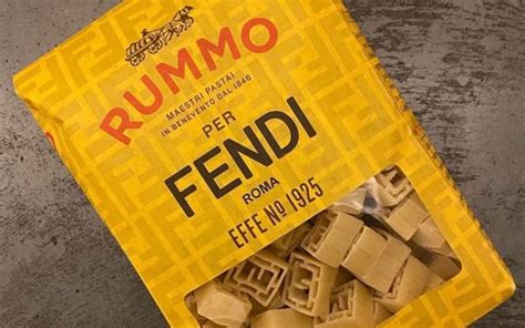 fendi pasta cost|The invitation to Fendi's show is a pack of Rummo pasta .